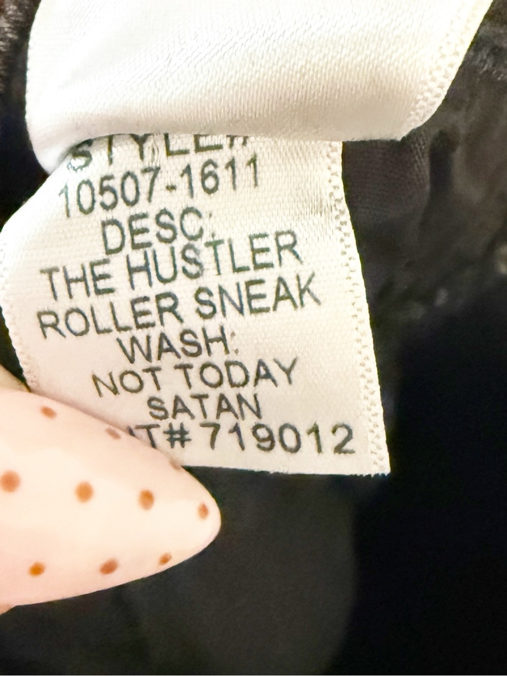 Mother The Hustler Roller Sneak Jeans in Not Today Satan Grey Black Wash Size 30 - Picture 10 of 10